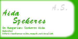 aida szekeres business card